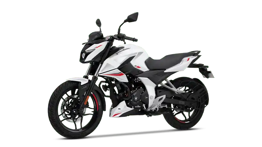  Bajaj Pulsar N160 Pearl Metallic White and Silver