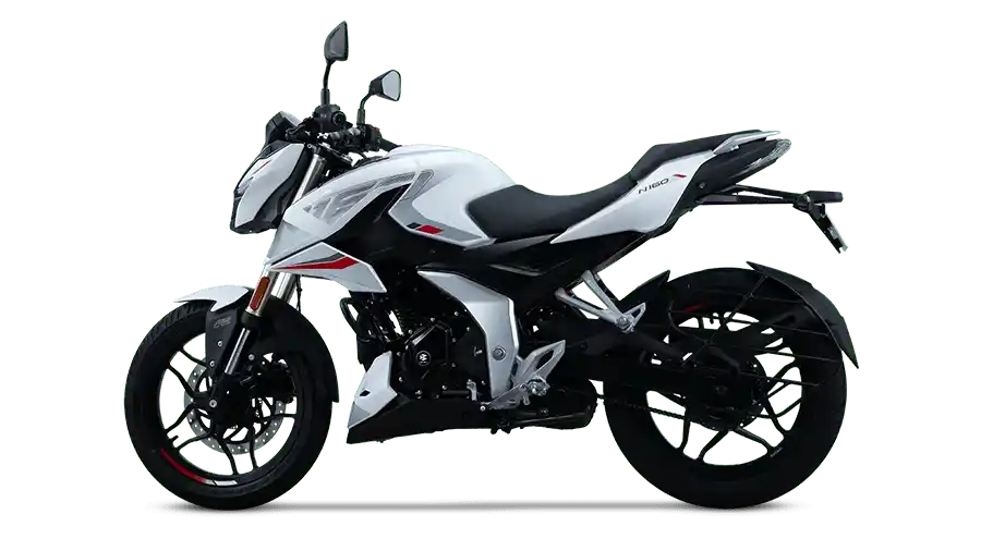  Bajaj Pulsar N160 Pearl Metallic White