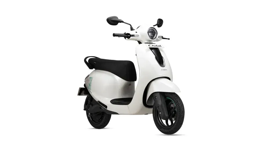 Bajaj Chetak Classic White