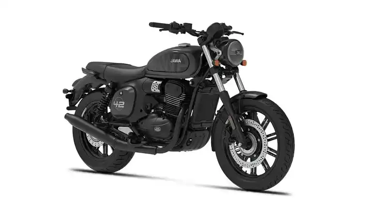  Jawa 42 FJ Deep Black Matte Black Clad