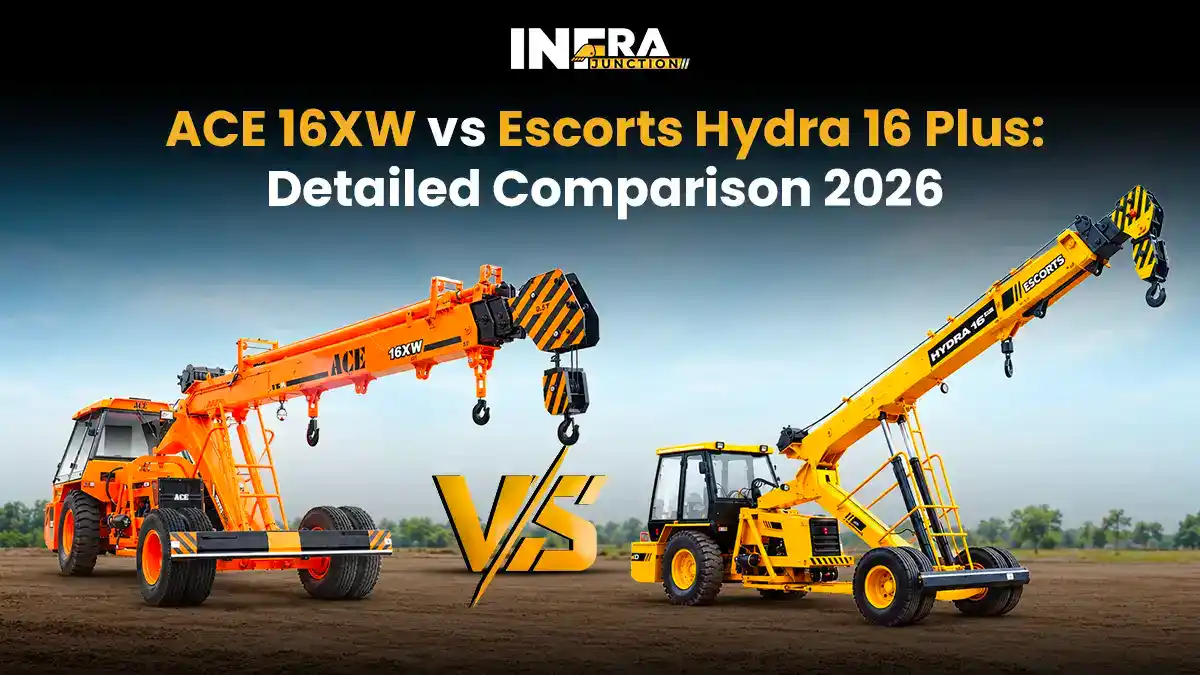 ACE 16XW vs Escorts Hydra 16 Plus: Which 16 Ton Crane is Best in India?