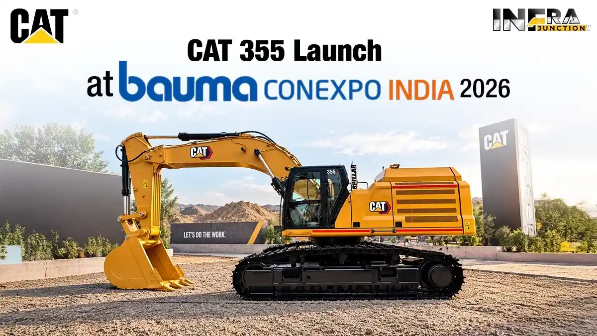CAT Launches Next-Generation 355 Excavator at bauma CONEXPO INDIA 2026