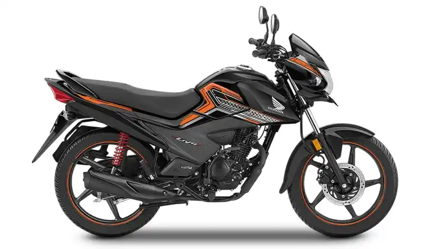  Honda Livo Pearl Igneous Black Shroud with Orange Stripes